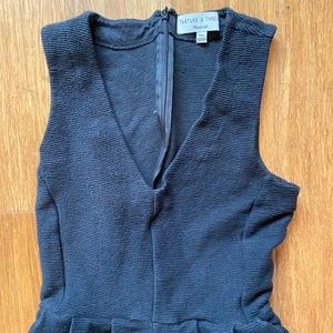 Madewell Texture & Thread Black Jumpsuit XXS